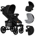 LIONELO Kočík športový Annet Plus Black Carbon