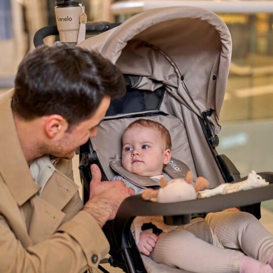 LIONELO Kočík športový Emma Plus Grey Dove
