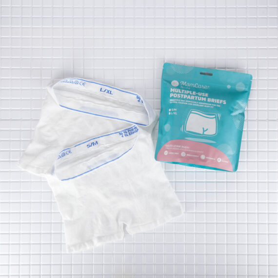 MOMCARE Nohavičky popôrodné na viac použití veľ. L-XL 4ks