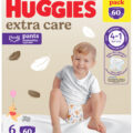 HUGGIES® Nohavičky plienkové jednorazové Extra Care Pants veľ. 6 (15-25 kg), 60 ks BOX
