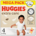 HUGGIES® Plienky jednorazové Extra Care veľ. 4 (8-14 kg), 76 ks BOX