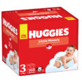 HUGGIES® Plienky jednorazové Little Movers veľ. 3 (4-9 kg), 168 ks BOX