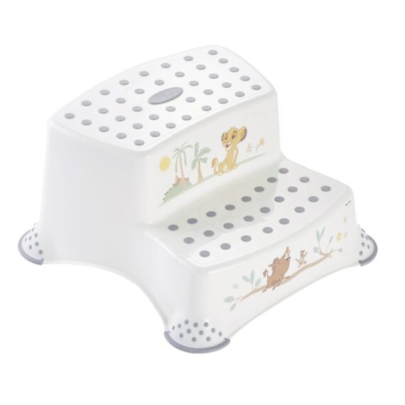 KEEEPER Dvojstupienok protišmykový Deluxe Leví kráľ do 120 kg