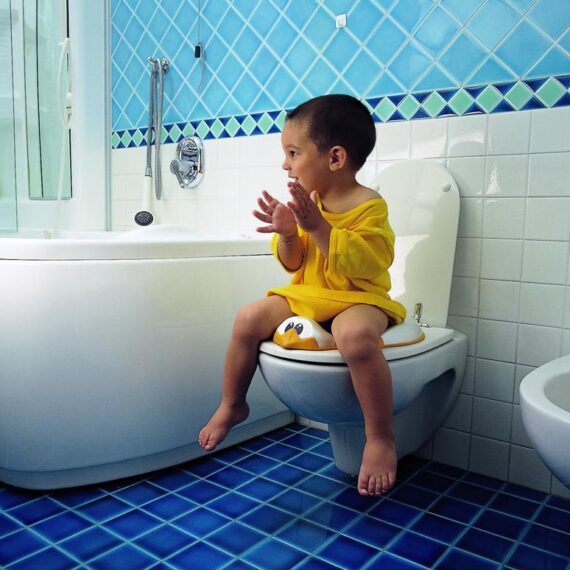 OK BABY Redukcia na WC Ducka ružová 66