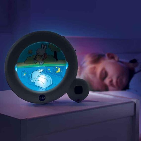 PABOBO Kid'Sleep podsvietený tréningový budík Classic White