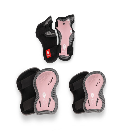 QPLAY Chrániče detské Coral Pink, vel. S, vek 3-5 rokov