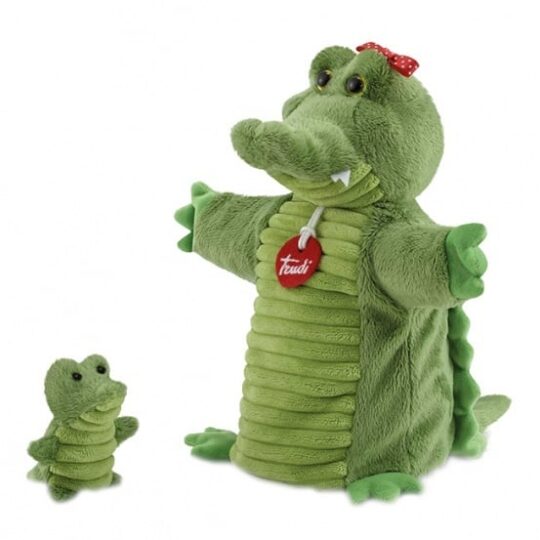 TRUDI PUPPETS & BABY – Maňuška s mláďatkom Krokodíl