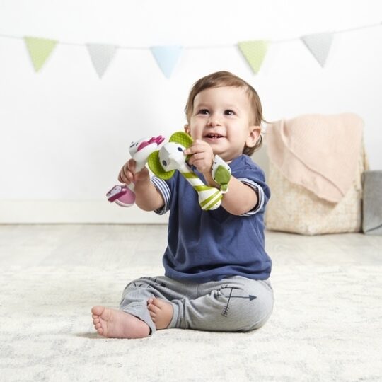 Tiny Love, Tiny Smart – Hrkálka s hryzátkom Srnka Florence, 3m+