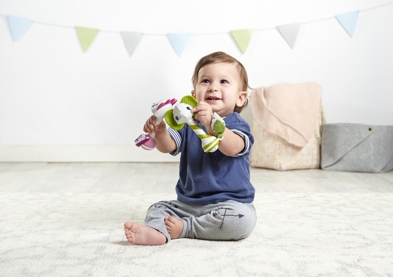Tiny Love, Tiny Smart – Hrkálka s hryzátkom Srnka Florence, 3m+