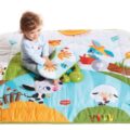Tiny Love Hracia podložka s hrazdou Kick&Play – Farma, 0m+