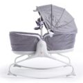 Tiny Love Rocker Napper Heather, Multifunkčná kolíska so strieškou 3v1, 0m+, šedá