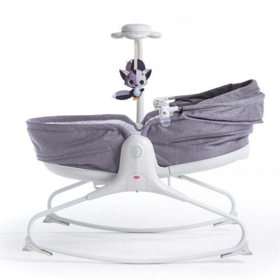 Tiny Love Rocker Napper Heather, Multifunkčná kolíska so strieškou 3v1, 0m+, šedá