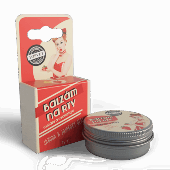 GREEN IDEA Balzám na rty – Jahoda a jojobový olej 15 ml