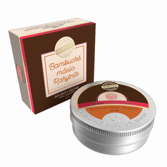 GREEN IDEA Bambucké máslo – Rakytník 50 ml