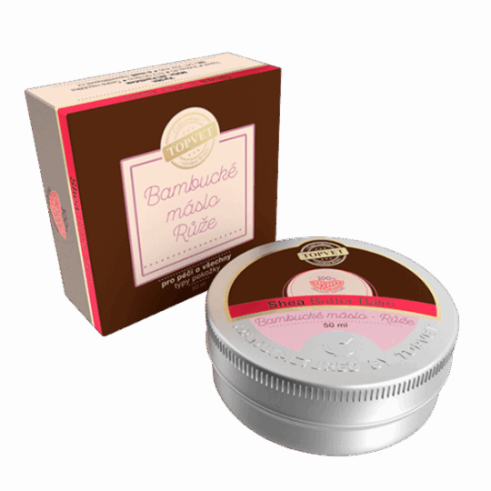 GREEN IDEA Bambucké máslo – Růže 50 ml