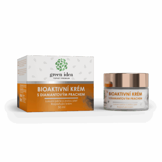 GREEN IDEA Bioaktivní krém s diamantovým prachem 50 ml
