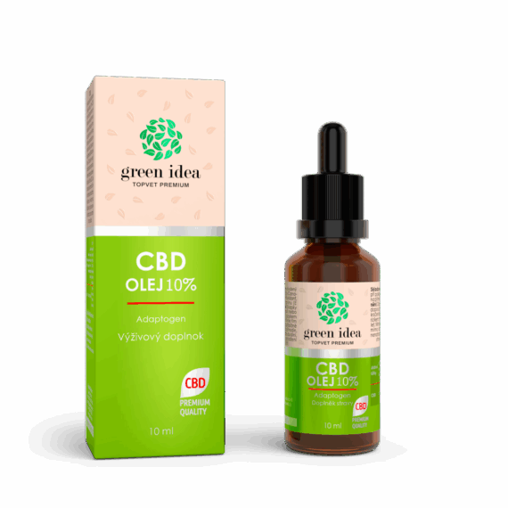 GREEN IDEA CBD olej 10 % 10 ml