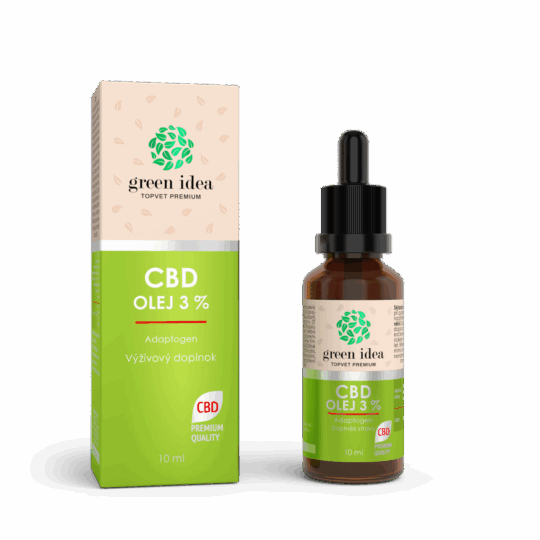 GREEN IDEA CBD olej 3 % 10 ml