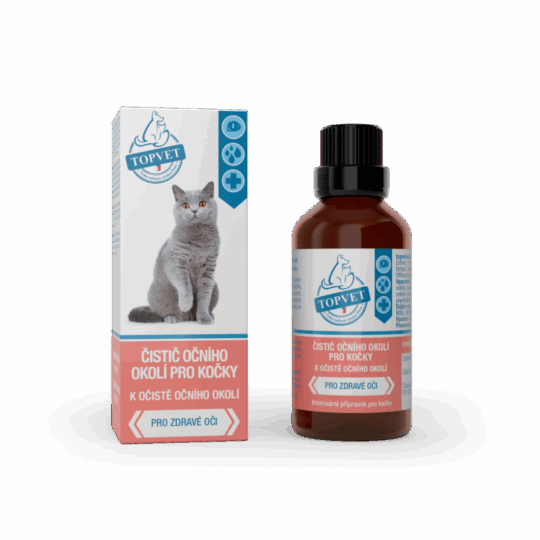 GREEN IDEA Čistič očního okolí pro kočky 50 ml