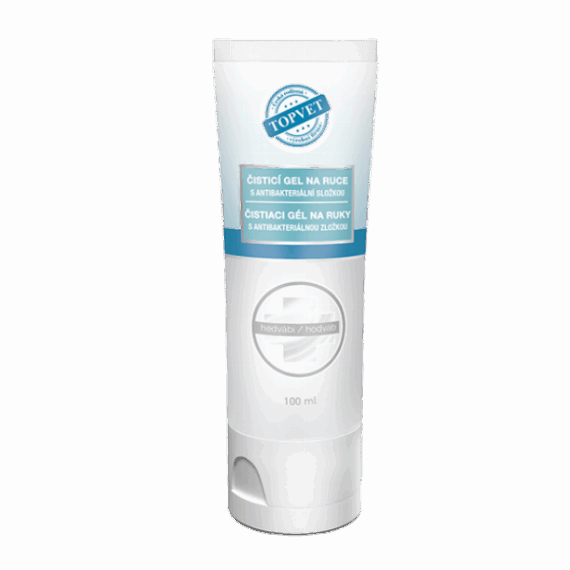 GREEN IDEA Čisticí gel na ruce s antimikrobiální složkou v tubě – Hedvábí 100 ml
