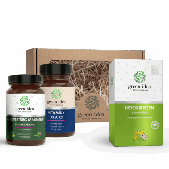 GREEN IDEA Dárková sada – Imunita a detox