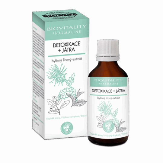 Biovitality Detoxikace + Játra kapky 50 ml