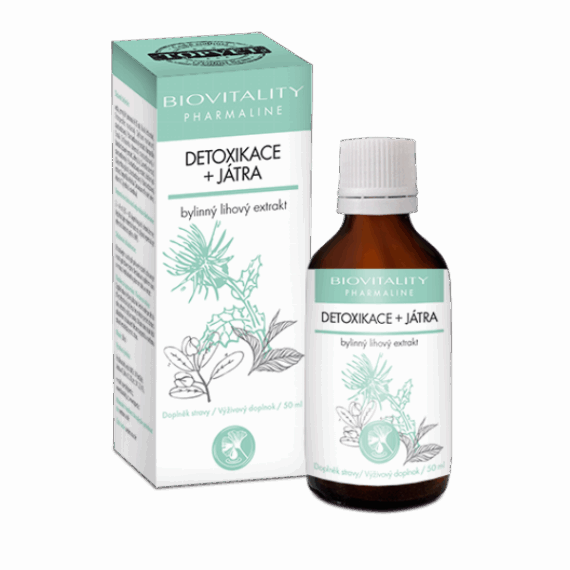 Biovitality Detoxikace + Játra kapky 50 ml
