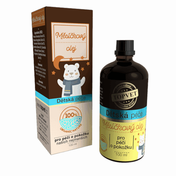 GREEN IDEA Dětská péče – Měsíčkový olej 100 ml