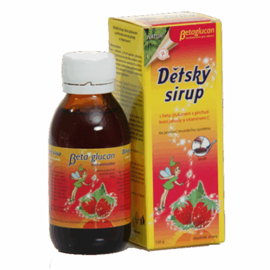 Liečive rastliny Dětský sirup s příchutí lesní jahody a vitam. C 130 g