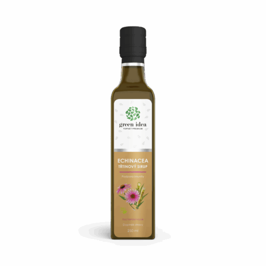 GREEN IDEA Echinacea sirup – třtinový 250 ml