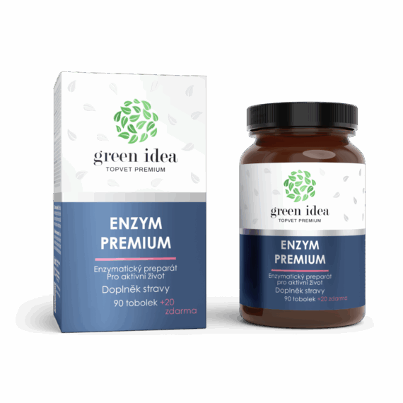 GREEN IDEA Enzym Premium 90+20 zdarma