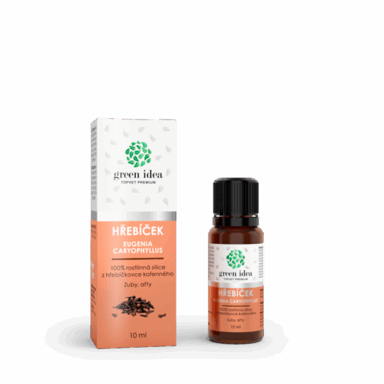 GREEN IDEA Hřebíček – 100% silice 10 ml