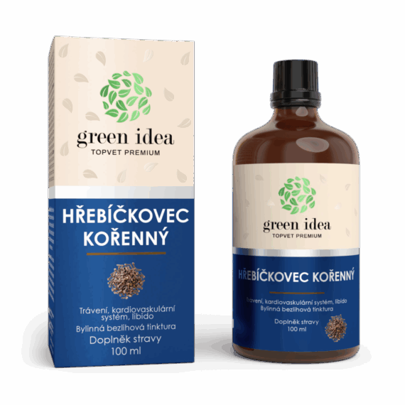 GREEN IDEA Hřebíčkovec – bezlihová tinktura 100 ml