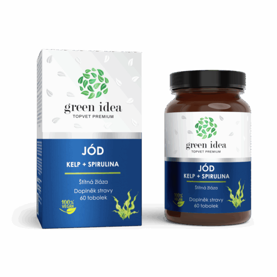 GREEN IDEA Jód – kelp+spirulina