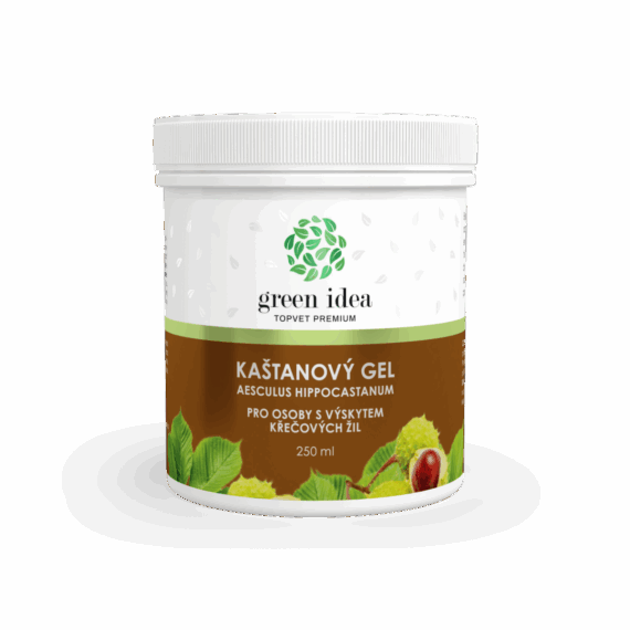 GREEN IDEA Kaštanový masážní gel 250 ml