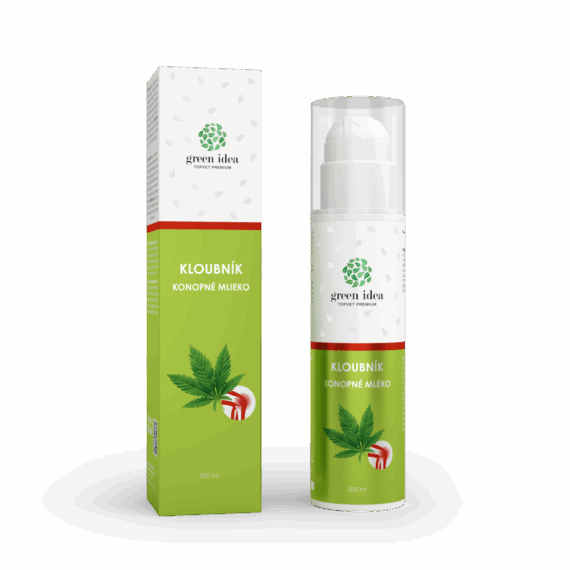 GREEN IDEA Kloubník – konopné mléko 200 ml
