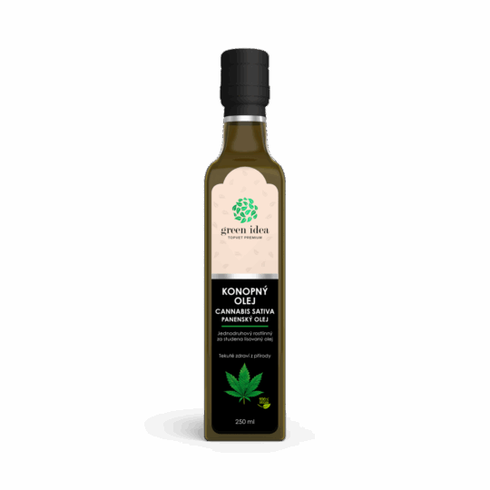 GREEN IDEA Konopný olej 250 ml