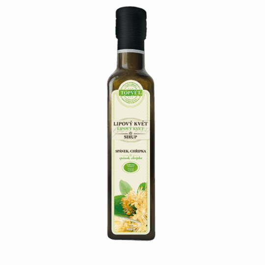 GREEN IDEA Lipový květ sirup – farmářský 320 g