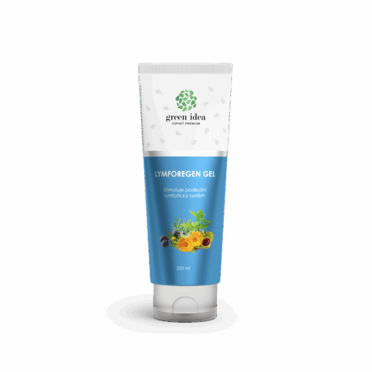 GREEN IDEA Lymforegen masážní gel v tubě 200 ml