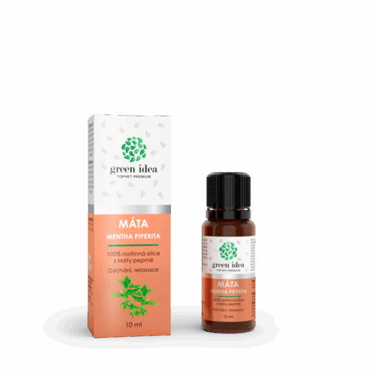 GREEN IDEA Máta – 100% silice 10 ml