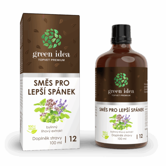 GREEN IDEA Medea – Směs pro lepší spánek – kapky 100 ml