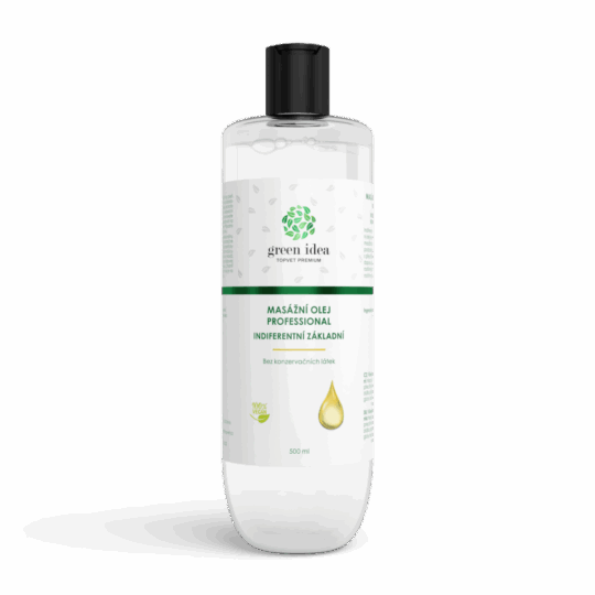 GREEN IDEA Medicinální mas. olej – základní báze 500 ml