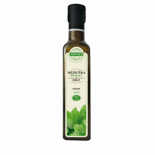 GREEN IDEA Meduňkový sirup – farmářský 320 g