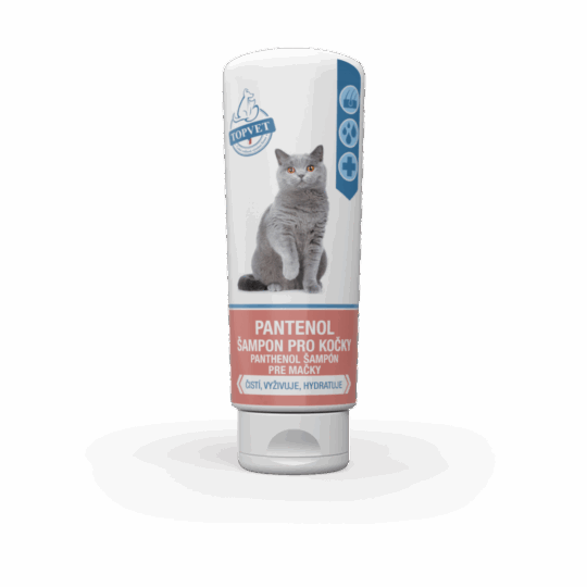 GREEN IDEA Pantenol šampon pro kočky 200 ml