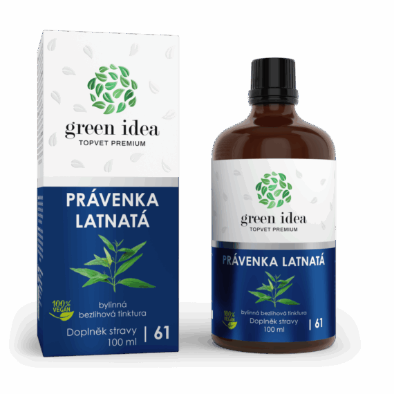 GREEN IDEA Právenka latnatá – bezlihová tinktura 100 ml