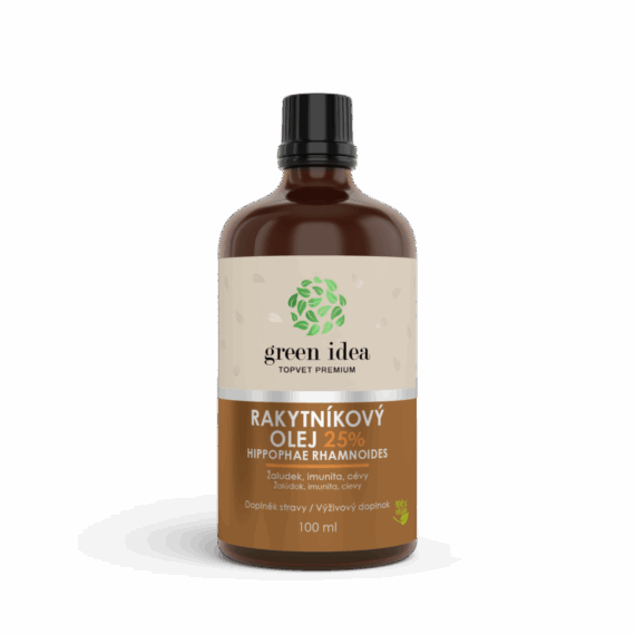 GREEN IDEA Rakytníkový olej 25% 100 ml