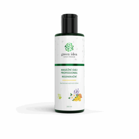 GREEN IDEA Regenerační masážní olej 200 ml