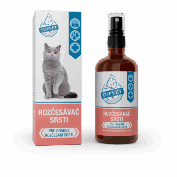 GREEN IDEA Rozčesávač srsti pro kočky 100 ml