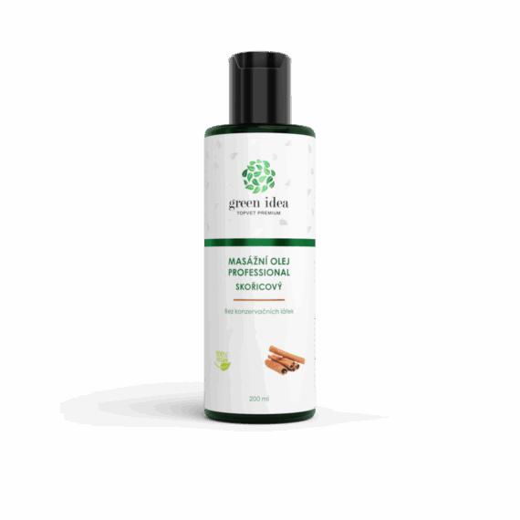 GREEN IDEA Skořicový masážní olej 200 ml