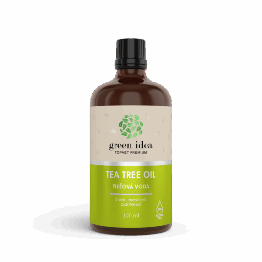 GREEN IDEA TTO pleťová voda s měsíčkem, panthenolem a zinkem bez alkoholu 100 ml